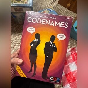 NWT Codenames Board Game by - Orange and Black